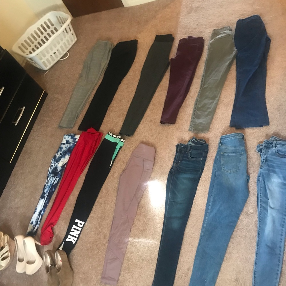 Leggings & jeans
